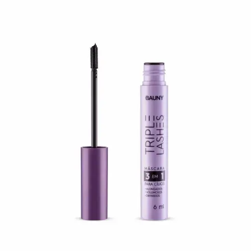 Máscara de Cílios 3 em 1 Bauny Triple Lashes 6ml