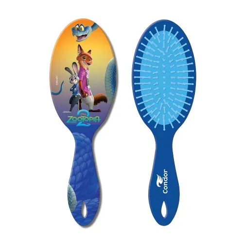 Escova de Cabelo Oval Condor Zootopia 2