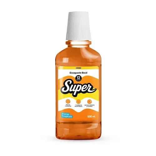 Enxaguante Bucal Cimed Super Solução Frutas Tropicais 500ml