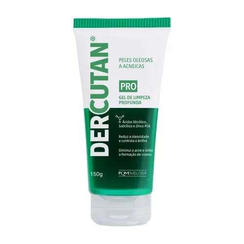 Dercutan Pro Gel Limpeza com 150g