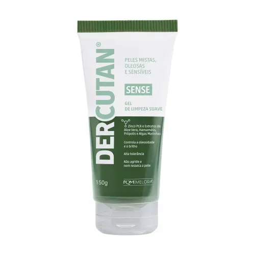 Dercutan Sense Gel de Limpeza com 150g