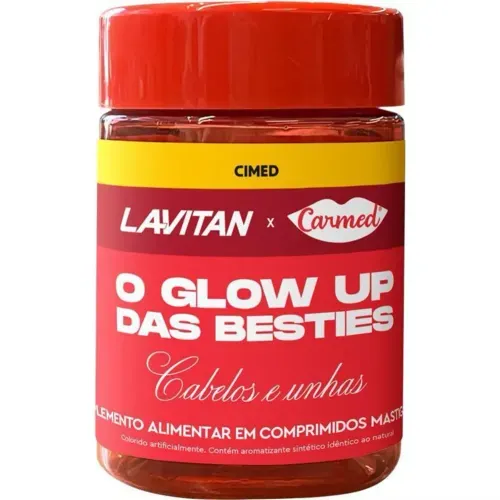 Lavitan Carmed Cabelos e Unhas com 60 Comprimidos Mastigaveis