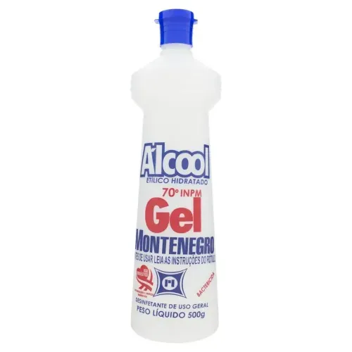 Álcool em Gel 70º Montenegro 500g