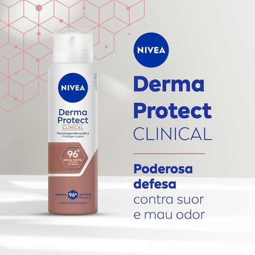 Desodorante Aerosol Nivea Feminino Derma Protect Clinical 150ml