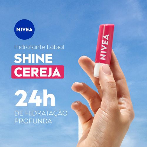 Nivea Hidratante Labial Cereja Shine 4,8 g