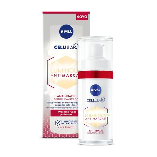 Serum Anti-Idade Nivea Cellular Luminous 630 Antimarcas com 30ml