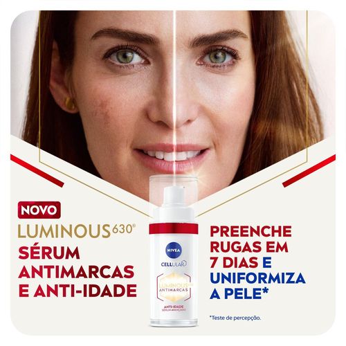 Serum Anti-Idade Nivea Cellular Luminous 630 Antimarcas com 30ml