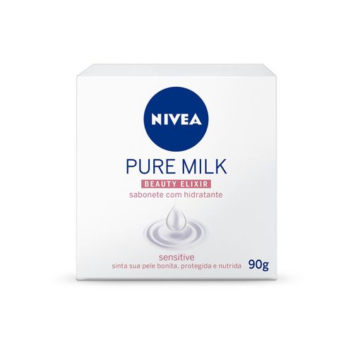 Nivea Sabonete em Barra Pure Milk Sensitive 90g