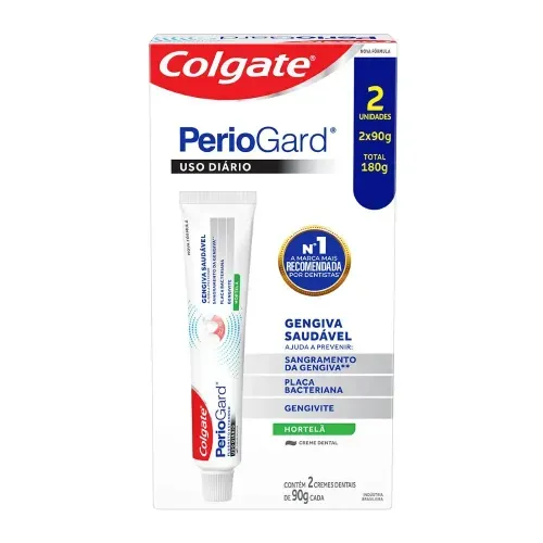 Creme Dental Colgate Periogard Pack com 2 Unidades 90g