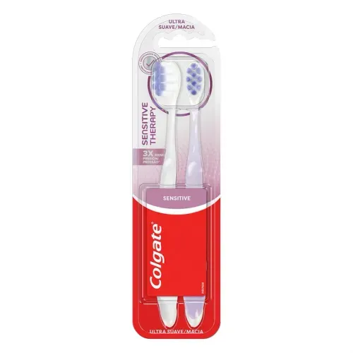 Escova de Dente Colgate Sensitive Therapy Ultra Macia Pack com 2 Unidades