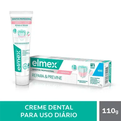 Creme Dental Elmex Sensitive Professional + Gengiva 110g