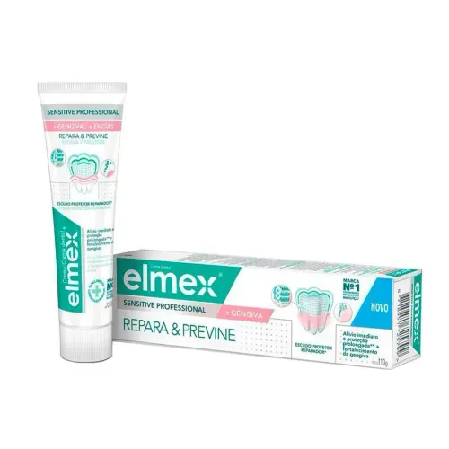 Creme Dental Elmex Sensitive Professional + Gengiva 110g