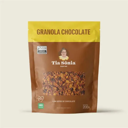 Granola com Gotas de Chocolate Tia Sônia 200g