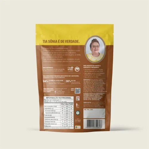 Granola com Gotas de Chocolate Tia Sônia 200g