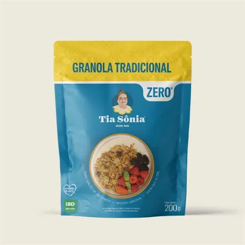 Granola Tradicional Zero Tia Sônia 200g