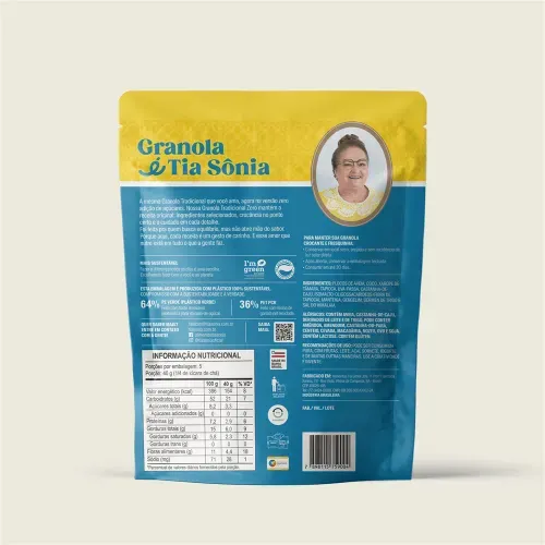 Granola Tradicional Zero Tia Sônia 200g