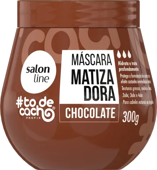 Máscara Matizadora Chocolate Salon Line #Todecacho 300g