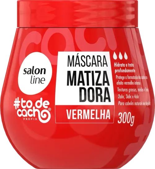 Máscara Matizadora Vermelha Salon Line #Todecacho 300g