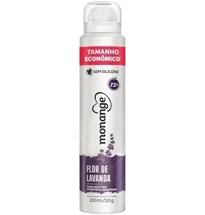 Desodorante Monange Aerosol Flor de Lavanda 200ml