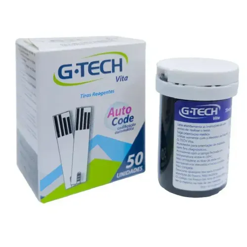 Tiras G-tech Vita com 50 unidades