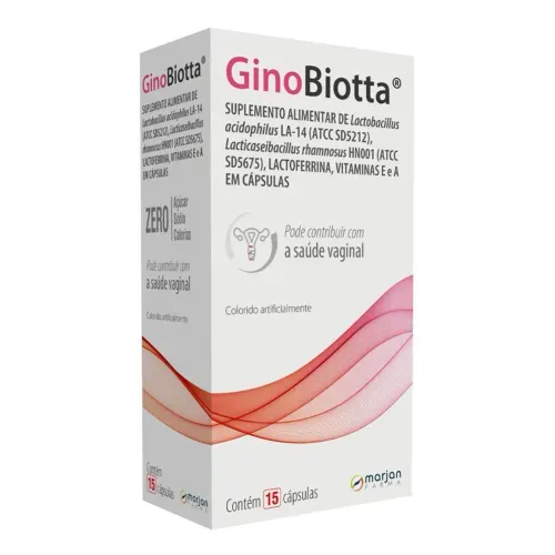 Ginobiotta com 15 Cápsulas