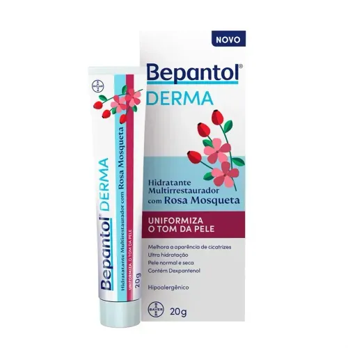 Bepantol Derma Hidratante multirrestaurador com Rosa Mosqueta com 20g