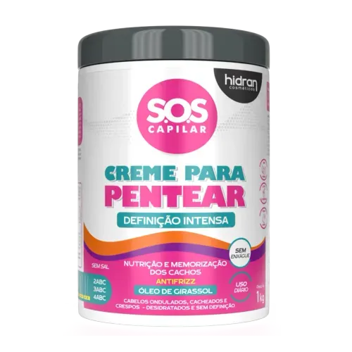Creme para Pentear Hidran SOS Definição Intensa 1K
