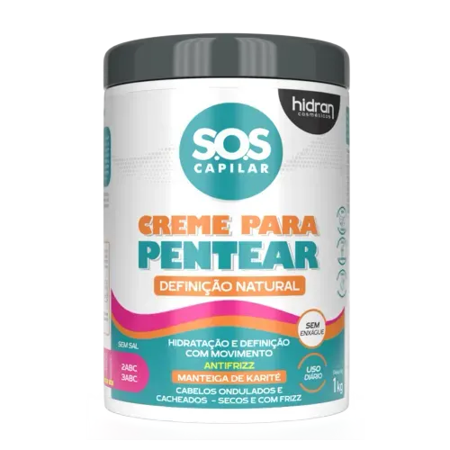 Creme para Pentear Hidran SOS Definição Natural 1K