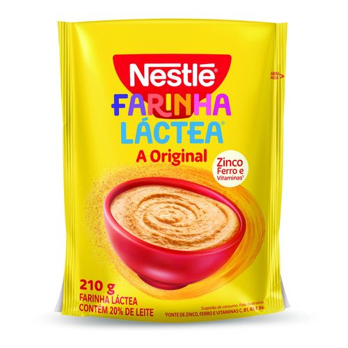 Farinha Láctea Nestlé Tradicional Sachê 210g