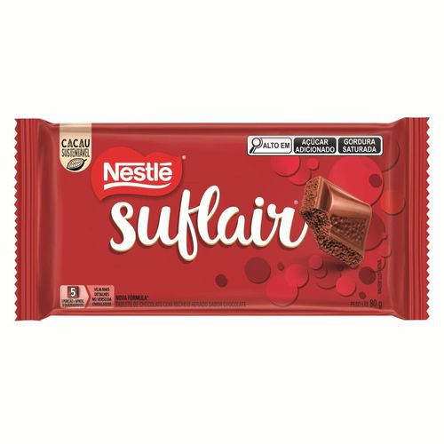 Chocolate Suflair ao Leite 80g