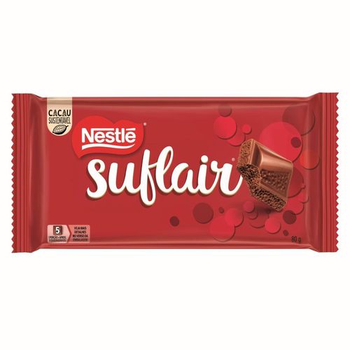 Chocolate Suflair ao Leite 80g