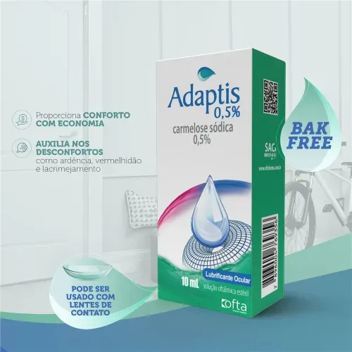 Adaptis 0,5% Solução Oftálmica 10ml
