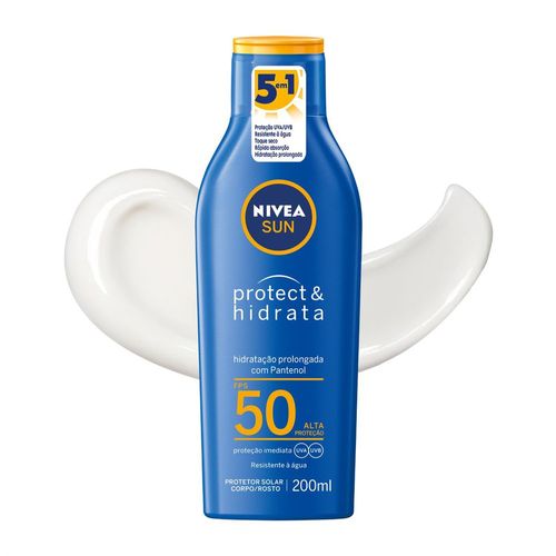 Protetor Solar Nivea Sun Protect & Hidrata FPS50 200ml