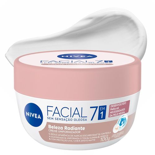 Hidratante Facial Nivea Beleza Radiante 7 em 1 em 100g