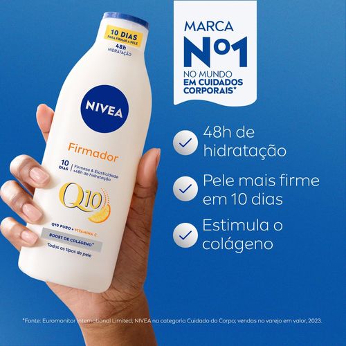 Hidratante Nivea Firmador Q10 + Vitamina C Todos os Tipos de Pele 200ml