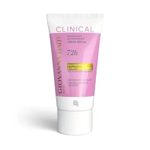 Desodorante Creme Clinical Giovanna baby Rose 60g