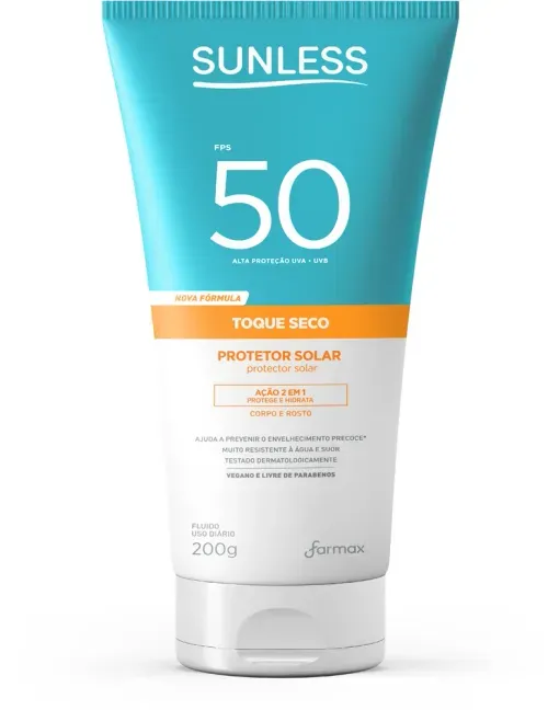 Protetor Solar Sunless Toque Seco Fps50 200ml