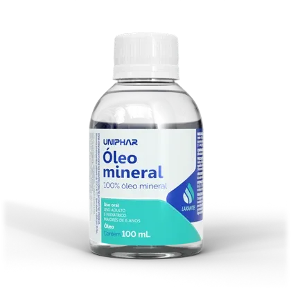 Óleo Mineral Uniphar com 100ml