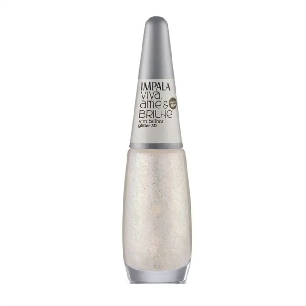 Esmalte Impala Ame & Brilhe Gliter Vim Brilhar 7,5ml