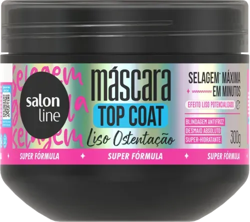 Máscara Top Coat Salon Line Liso Ostentação 300g