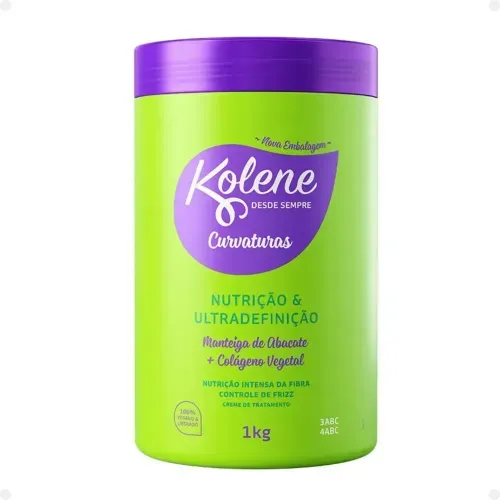 Creme da Tratamento Kolene Curvaturas Nutrição 1k