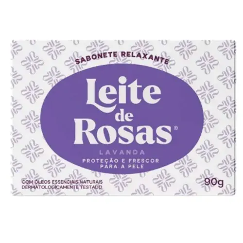Sabonete Em Barra Lavanda Leite De Rosas 90g