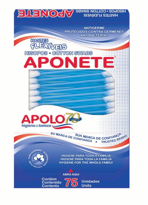 Hastes Flexíveis Aponete Apolo com 75 unidades