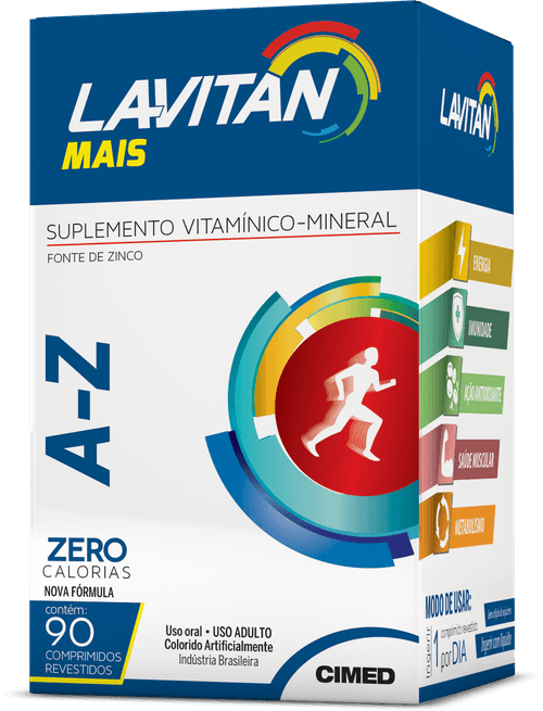Lavitan A-Z Mais com 90 Comprimidos