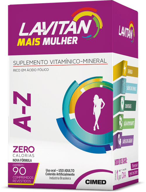 Lavitan Mais Mulher A-Z com 90 comprimidos