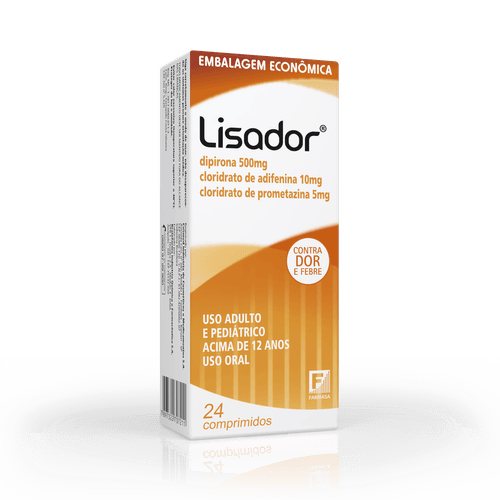 Lisador com 24 comprimidos