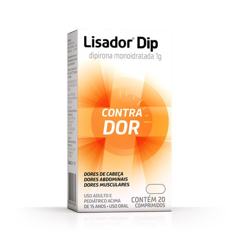 Lisador Dip 1g com 20 comprimidos