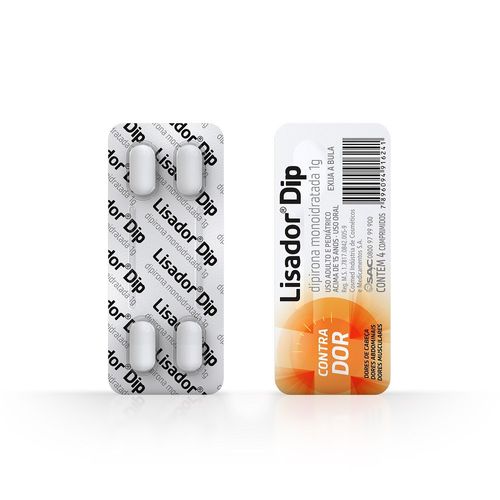 Lisador Dip 1g com 4 comprimidos