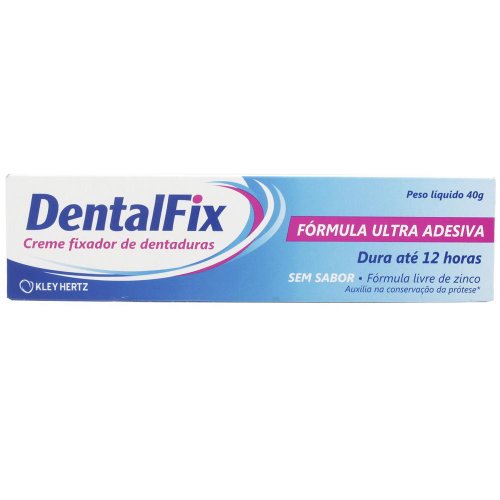 Creme Fixador de Dentaduras Dentalfix sem sabor 40g
