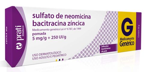 Sulfato de Neomicina + Bacitracina Zíncica 50g Prati Donaduzzi